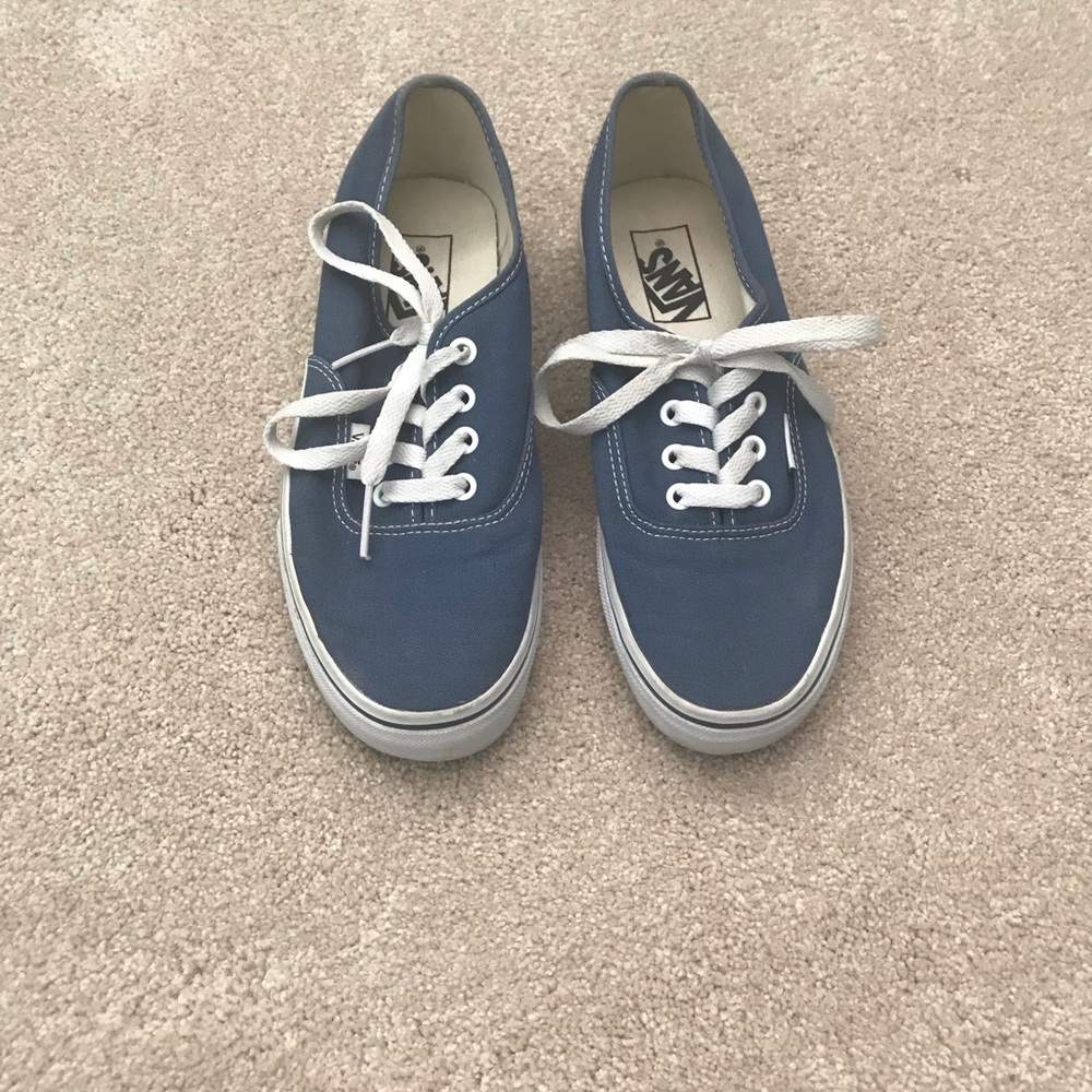 Authentic blue vans